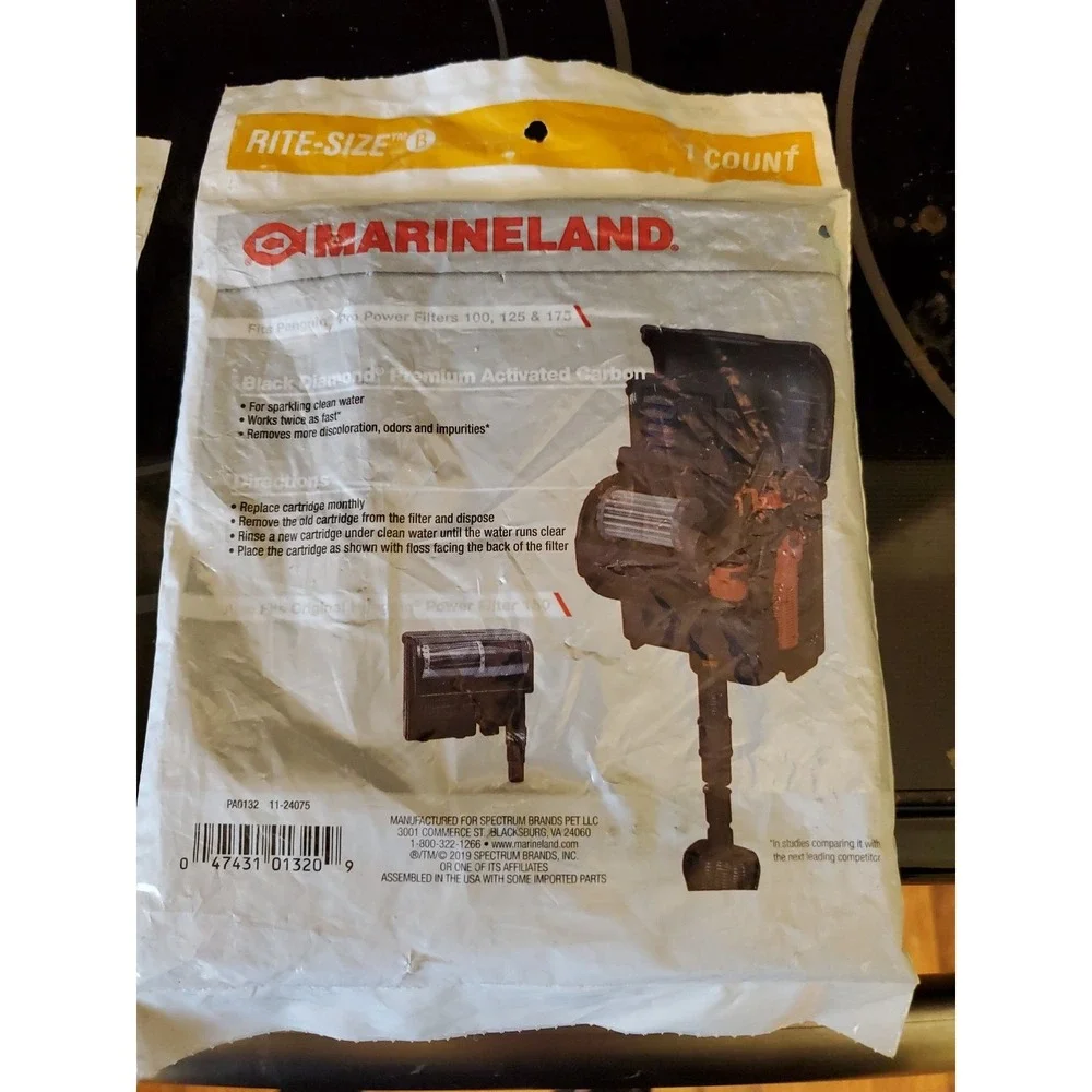 Penguin Marineland Filter Power Rite Size B Cartridges 100 125 150 - 1 Count